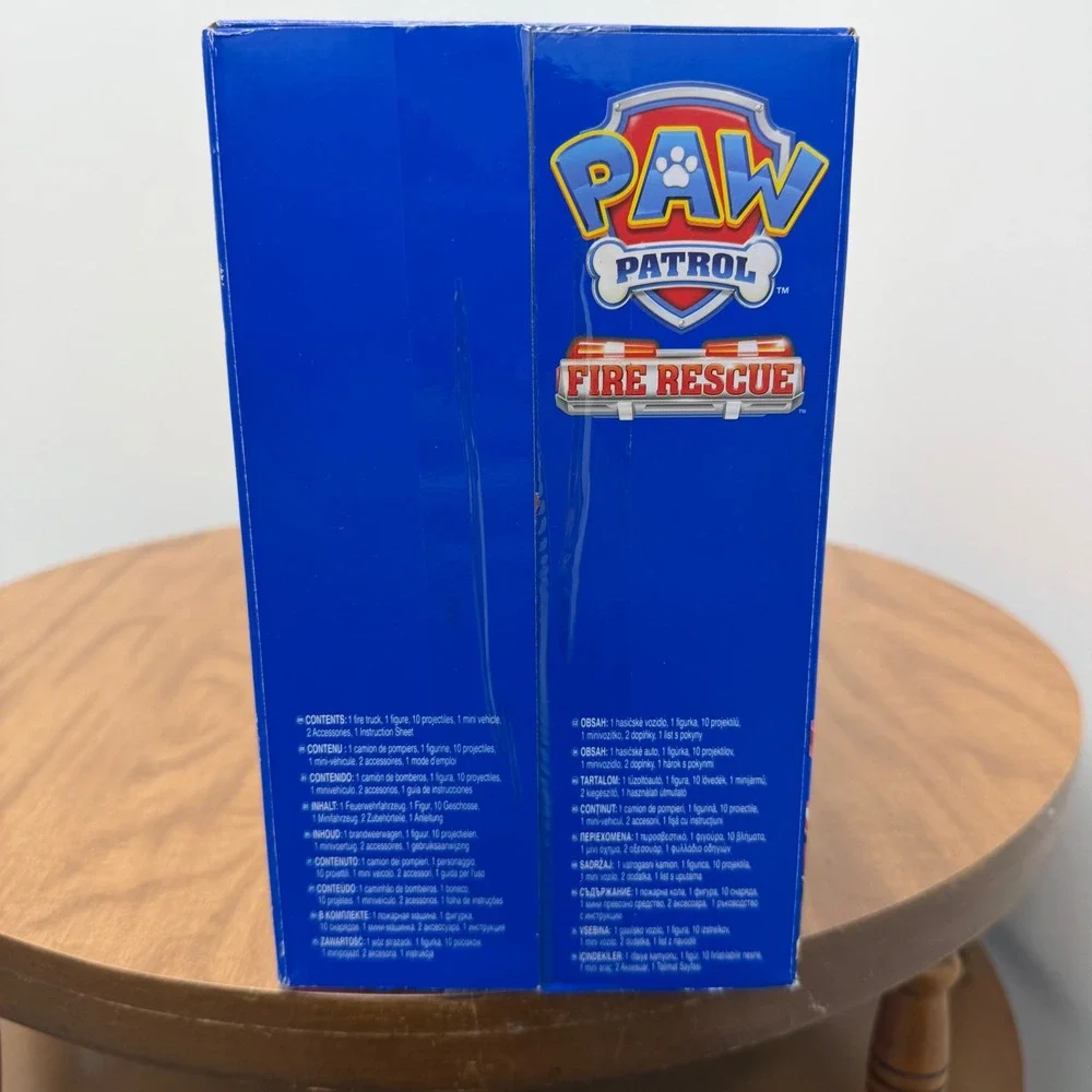 Paw Patrol Rapid Reload Fire Truck Marshall Fire Rescue Vehicle Playset Red